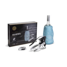 Geschenkset Bar&Wein Korkenzieher,Weinkühler,Folienschneider rostfrei