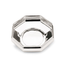 Schale 8-eckig, D20.5cm versilbert