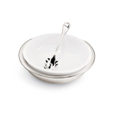 Spaghettilöffel L30cm versilbert