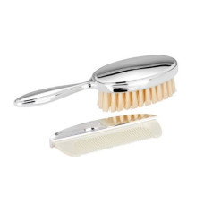 Kamm- und Bürstenset für versilbert