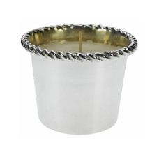 Parfumkerze Kordelrand H8cm D8.5cm; 1 Docht Duft Vanille