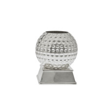 Stifthalter Golfball H10 versilbert anlaufgeschützt Stifthalter Golfball H10 versilbert anlaufgeschützt