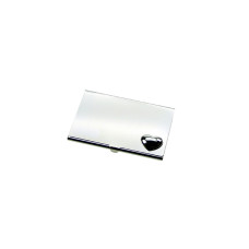 Visitenkartenhalter 10x6 Herz versilbert Visitenkartenhalter 10x6 Herz versilbert