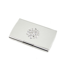 Visitenkartenhalter Crystal, versilbert Visitenkartenhalter Crystal, versilbert