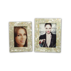 Rahmen ROME 10x15 Perlmutt beige