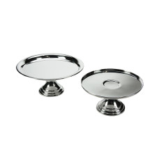 Kuchenplatte D:25cm Messing versilbert