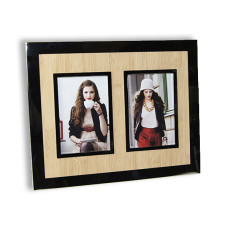 Doppelrahmen INGA 8x12 Kombiniert dunkelbraun hellbraun