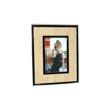 Rahmen INGA 10x15cm Holz dunkelbraun und hellbraun kombiniert