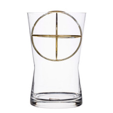 Vase Sphere M gold H22cm D14cm