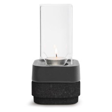 Windlicht Kork schwarz 8.5x8.5x17 cm STUMPASTAKEN ETTAN GIFTS