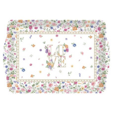 tray w.handles 33x22 MON AMOUR