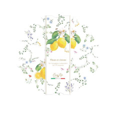 Tischset 2Stk.34.5x34.35 Fleurs et Citrons