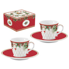 Set 2 Espresso 80ml CHRISTMAS BERRIES
