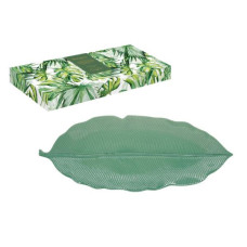 Servierplatte 47x19cm Leaves Light Green