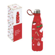 Isolierflaschen doppelw. 500ml Xmas Twist