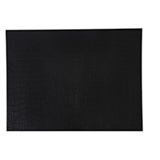 Tischset 45x32 croco schwarz
