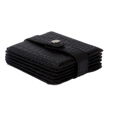 Glasuntersetzer croco schwarz