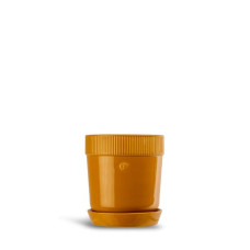 Uebertopf Elise S gelb D14 x H15 cm Steingut