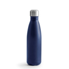 Isolierflasche blau Nils D7 H26cm 50 cl rostfrei, 12/24 Std.