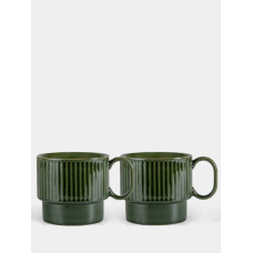 Tee Mug grün 2er Set Coffe&More