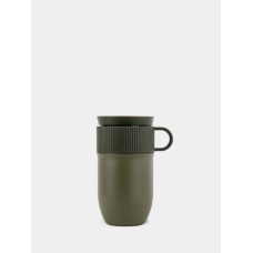 Reise-Becher m.Henkel Grün, 28cl, Ted