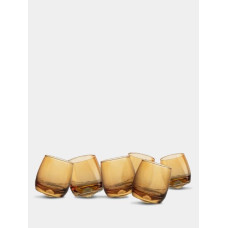 Glas m.rundem Boden 30cl 6Stk.Amber / Tumblers