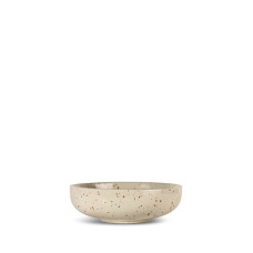 Servierschüssel DITTE D21x7cm, beige/rot