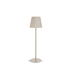 Lampe Beige  L11xH38xB11cm wiederaufladbar
