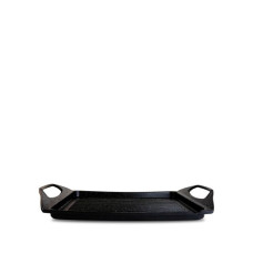 Grillplatte Schwarz L45xH6xB27cm Isak
